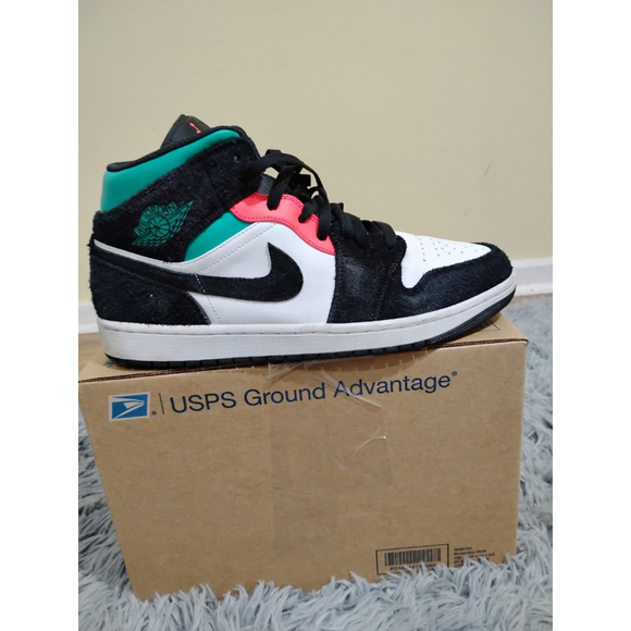 Air Jordan 1 SE Mid 2016 South Beach Size 11.5 Sneakers 852542-116 Sneakers - Picture 6 of 11